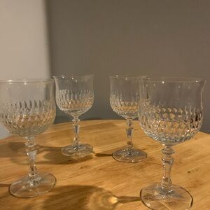 Four Vintage Schott-Zwiesel Desiree Wine Goblets